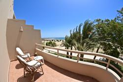 Shams Alam Beach Resort - Marsa Alam, Red Sea. Seaview balcony.